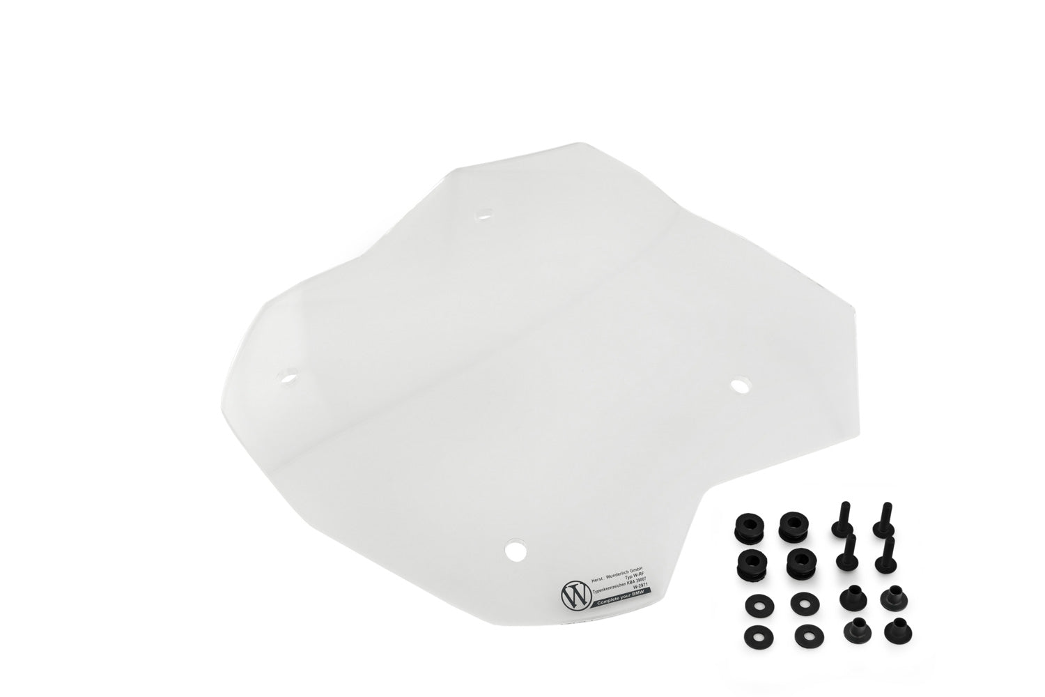 Wunderlich Sport Windshield | Light Smoke | BMW S 1000 XR - Pyramid Motorcycle Accessories