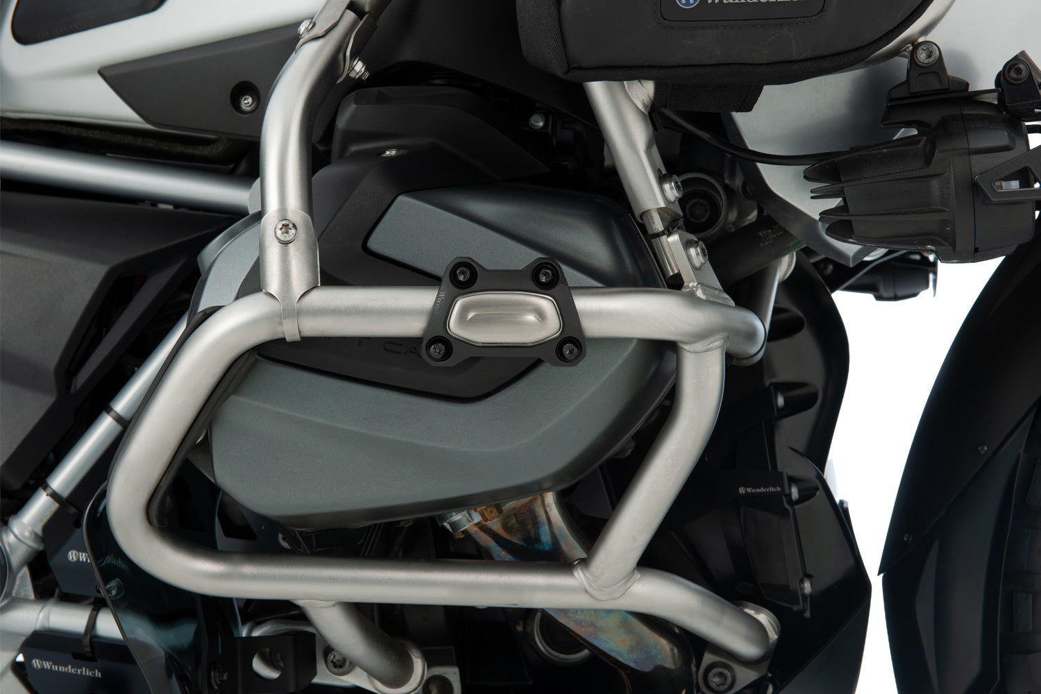 Wunderlich Engine Protection Ultimate | R 1300 GS | Silver - Pyramid Motorcycle Accessories