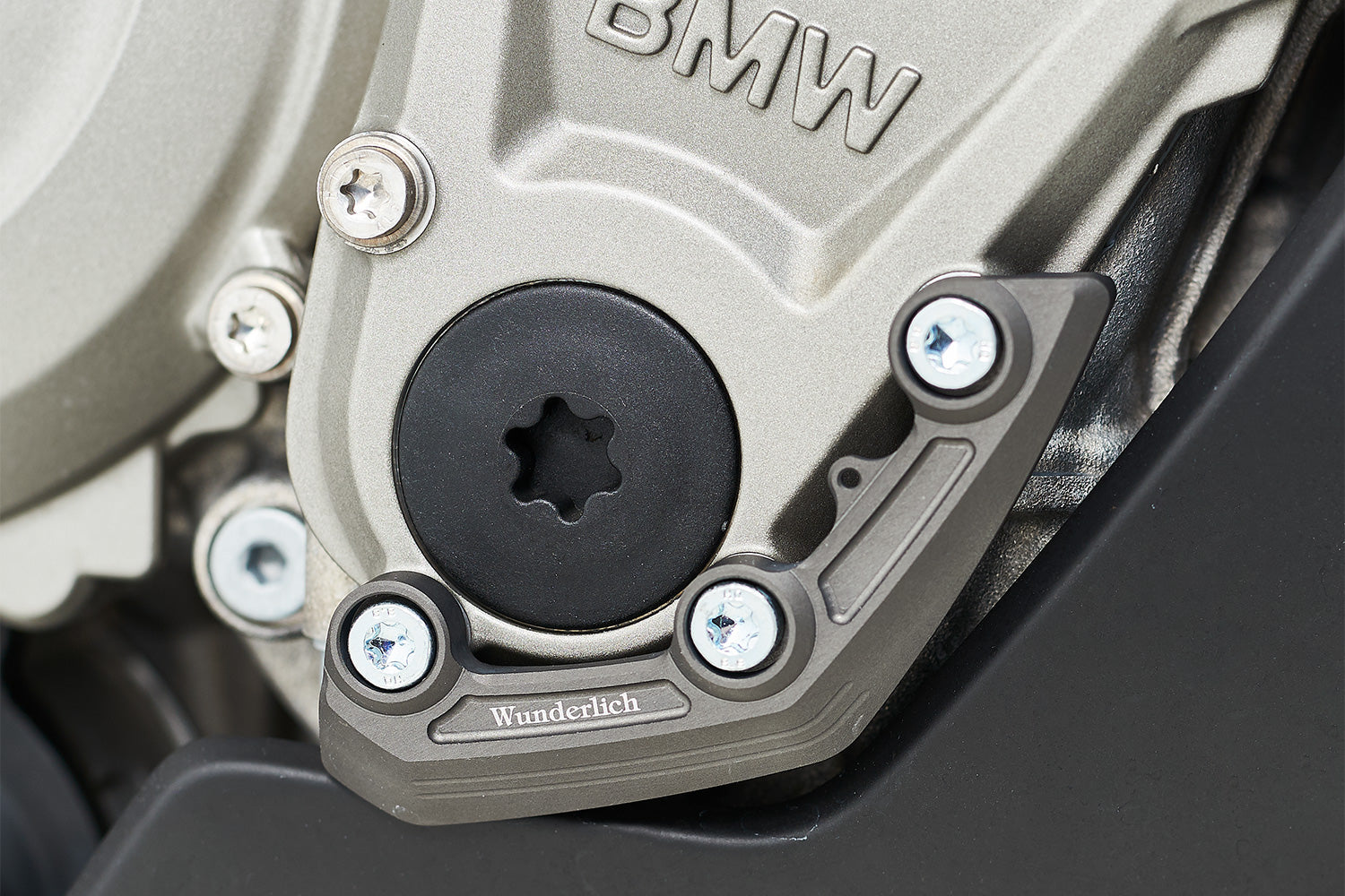 Wunderlich Ignition Rotor Cover | Titanium | BMW S 1000 XR - Pyramid Motorcycle Accessories