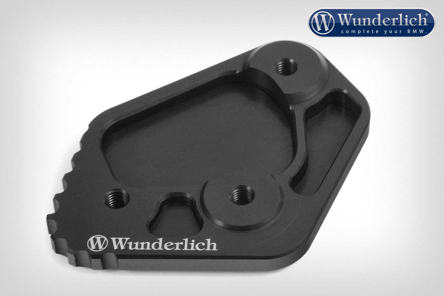 Wunderlich Side Stand Enlarger with Spikes | Black | BMW R 1250 RT - Pyramid Motorcycle Accessories