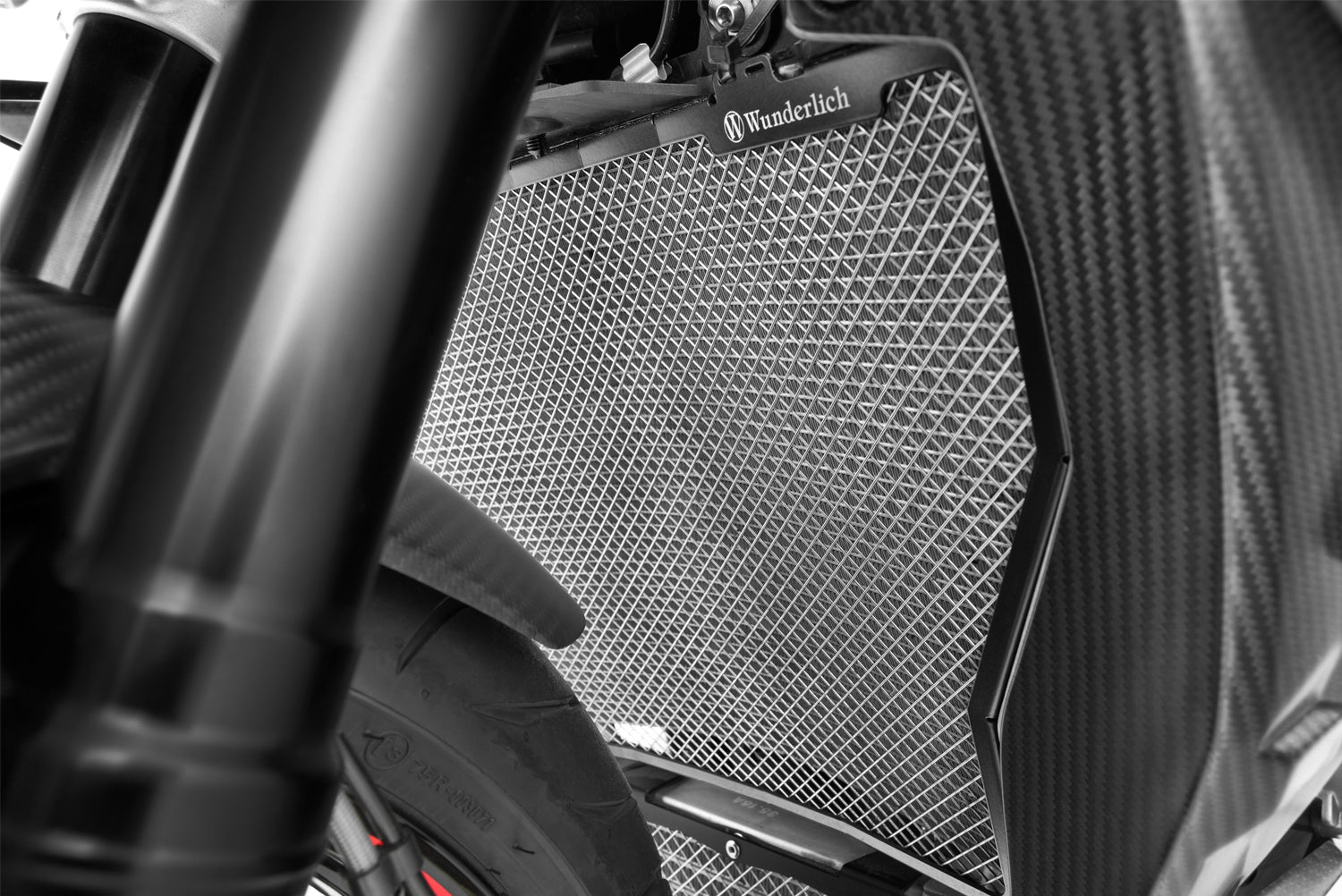 Wunderlich Radiator Protection Grille Extreme | Black | BMW R 1250 R - Pyramid Motorcycle Accessories