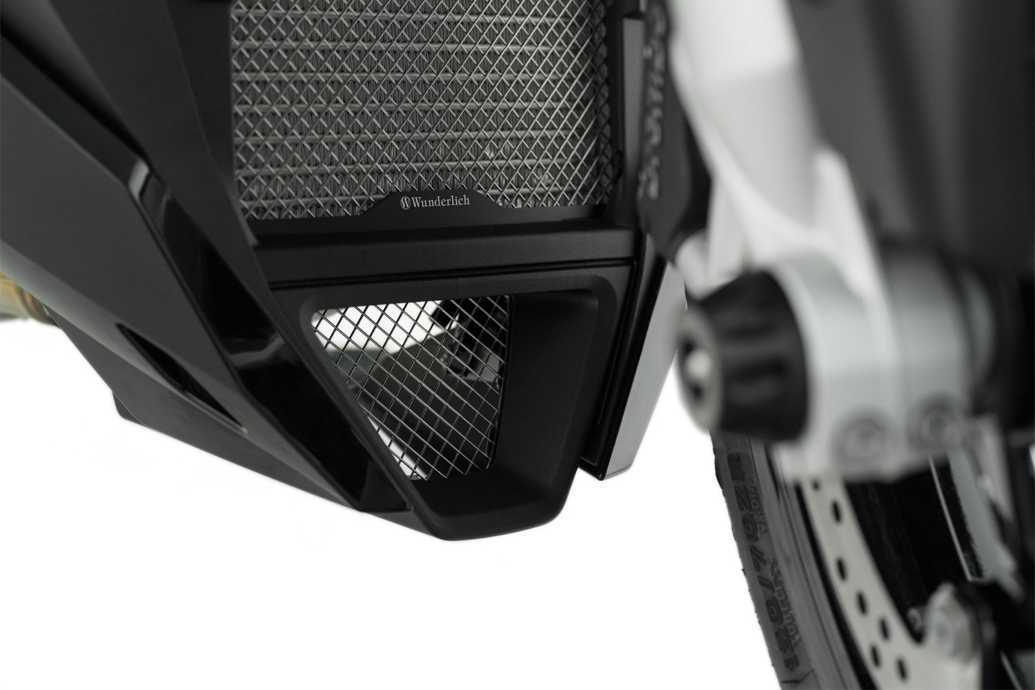 Wunderlich Protection Grille For Belly Pan | Black | BMW M 1000 R - Pyramid Motorcycle Accessories