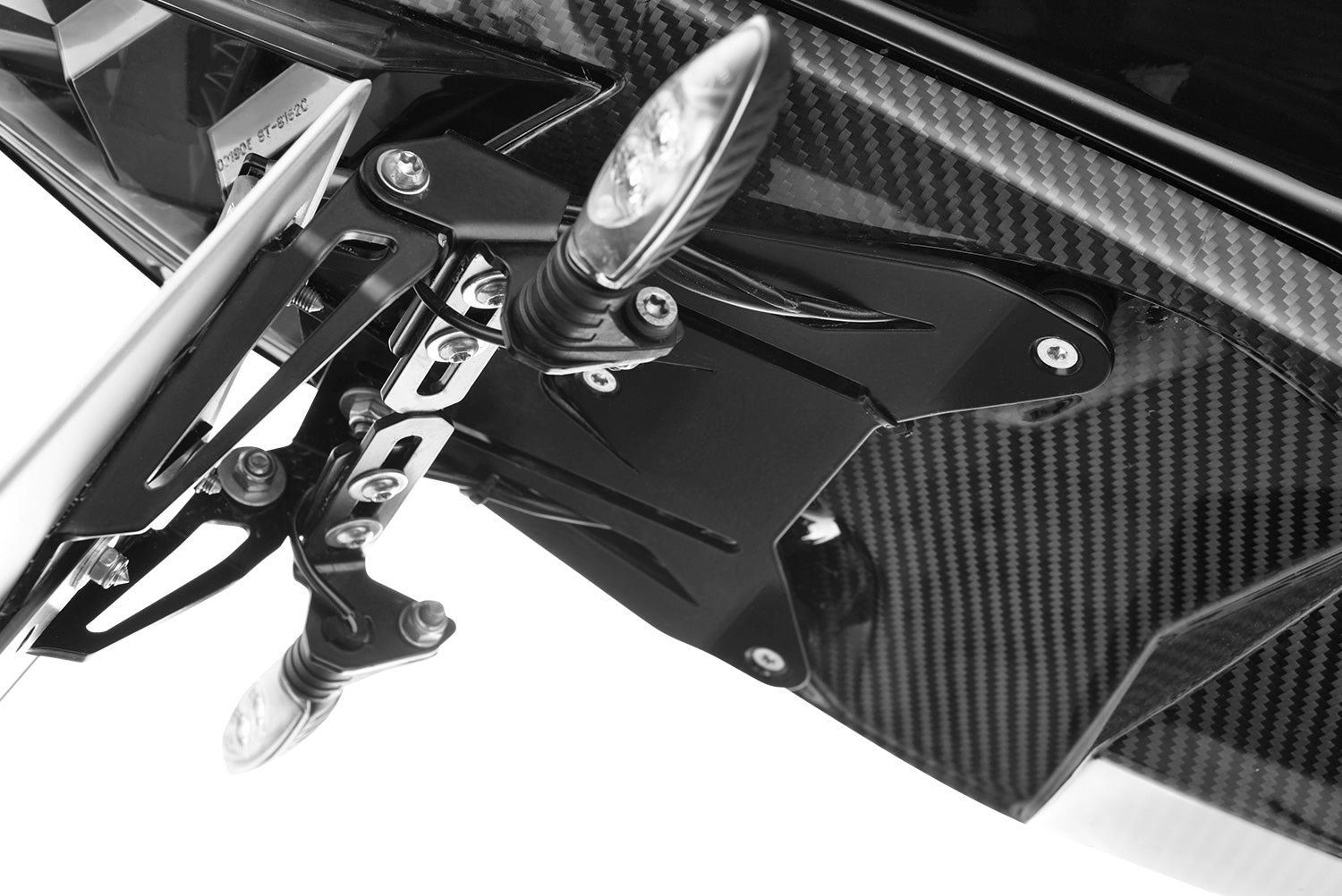Wunderlich Licence Plate Holder Side | Black | BMW R 18 - Pyramid Motorcycle Accessories
