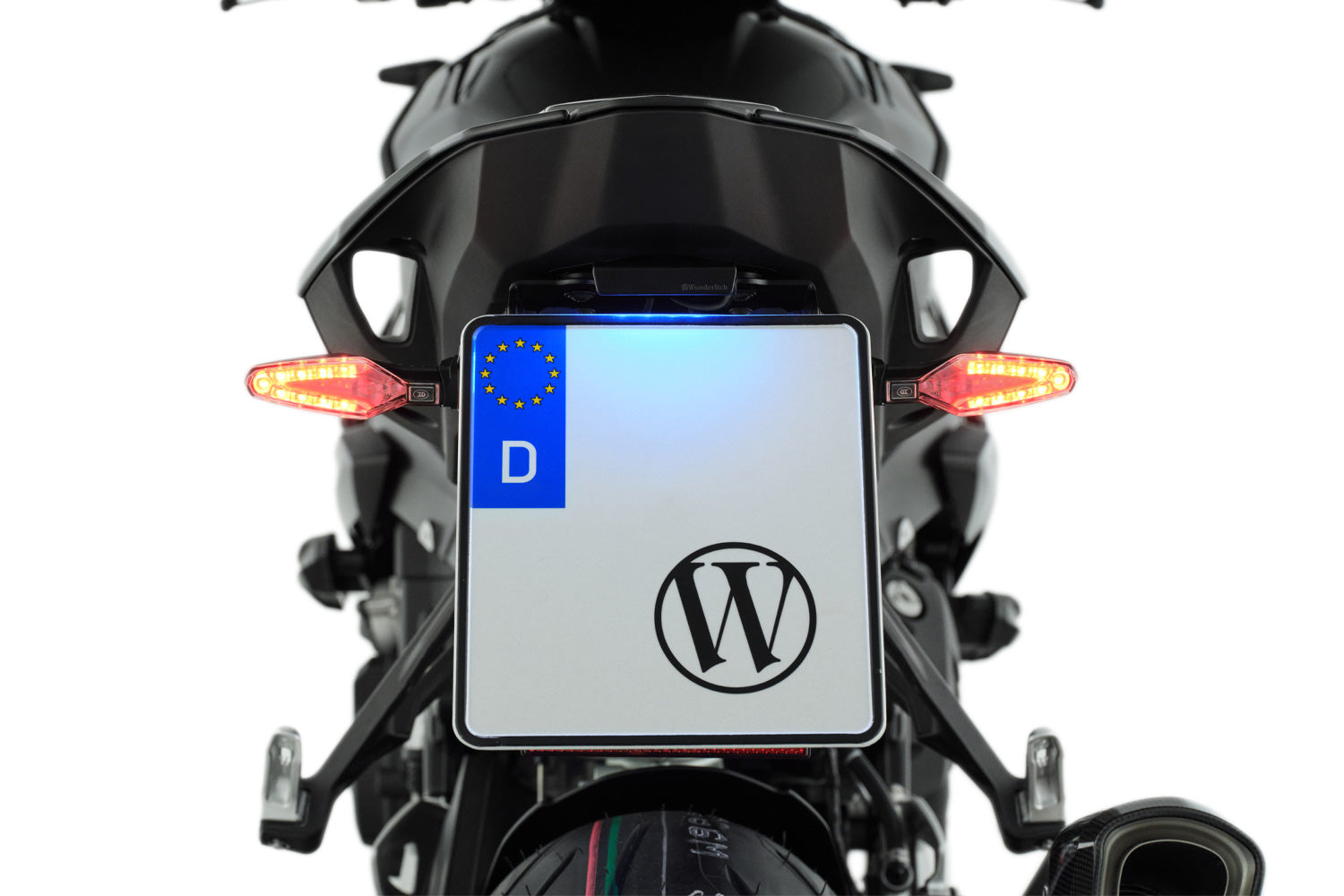 Wunderlich Turn Signal Adaptor Set | Black | BMW R nineT - Pyramid Motorcycle Accessories