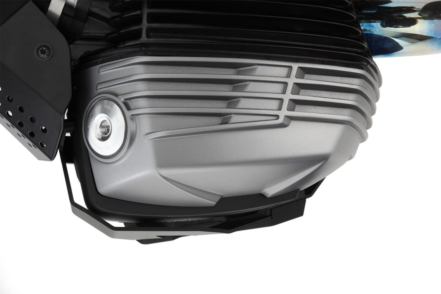 Wunderlich Valve Cover & Cylinder Protectors Dakar Left + Right | Black - Pyramid Motorcycle Accessories