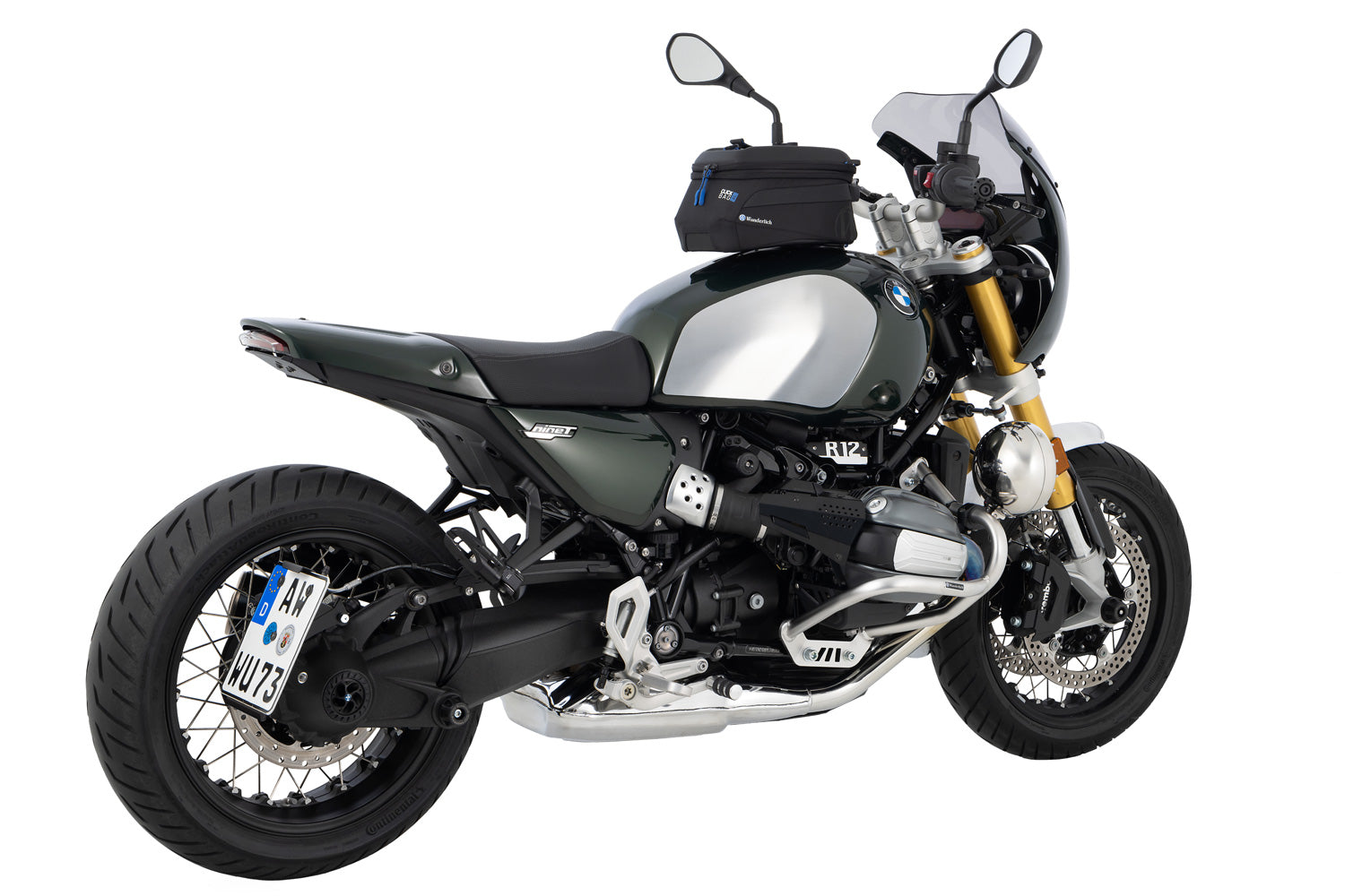 Wunderlich Number Plate Holder Low | Black | BMW R 12 - Pyramid Motorcycle Accessories