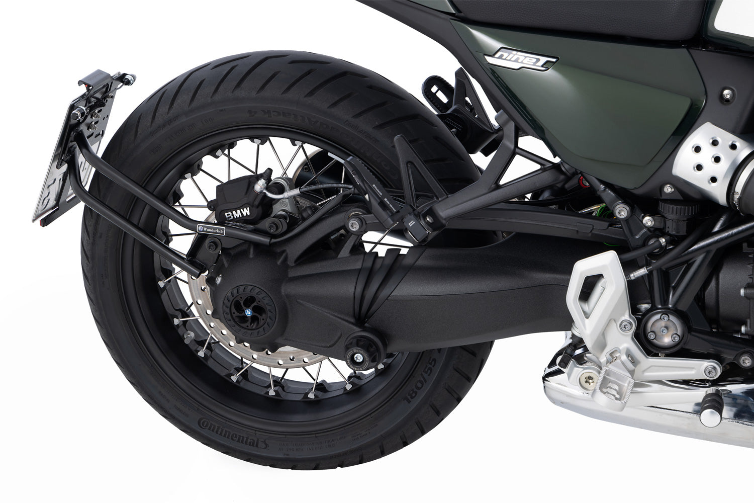 Wunderlich Tail Conversion Licence Plate Holder Sport | Black | BMW R 1250 R - Pyramid Motorcycle Accessories
