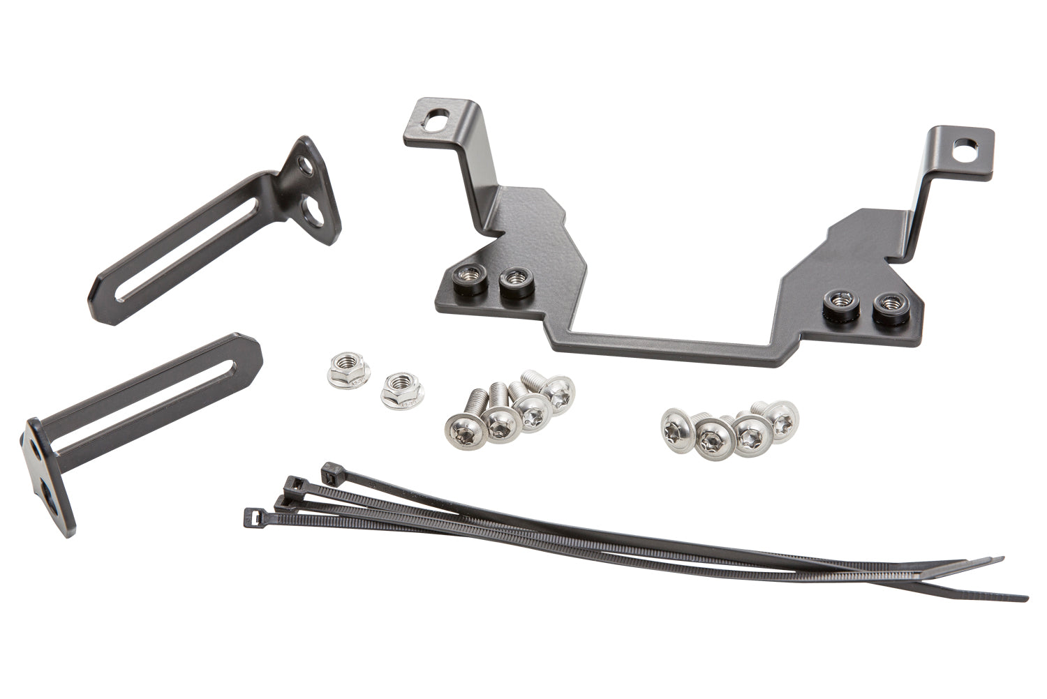 Wunderlich Signal Bracket Set For Tail Conversion | Black - Pyramid Motorcycle Accessories