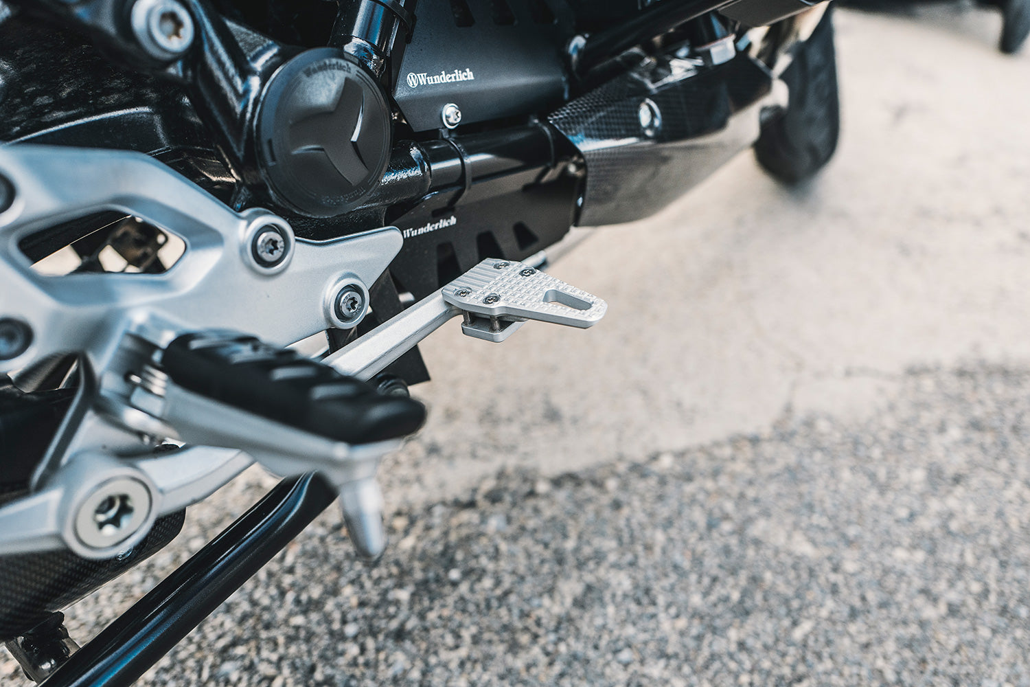Wunderlich Brake Lever Enlargement | F 800 S | Silver - Pyramid Motorcycle Accessories