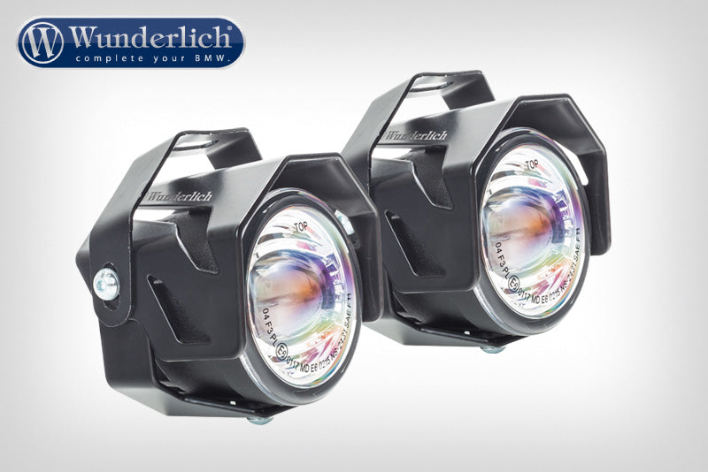Wunderlich LED Additional Headlight Microflooter | Black | BMW F 800 R - Pyramid Motorcycle Accessories
