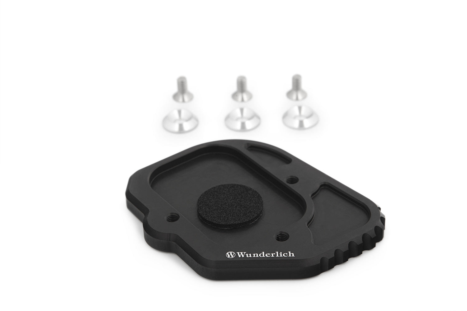 Wunderlich Side Stand Enlarger | Black | BMW K 1600 Grand America - Pyramid Motorcycle Accessories