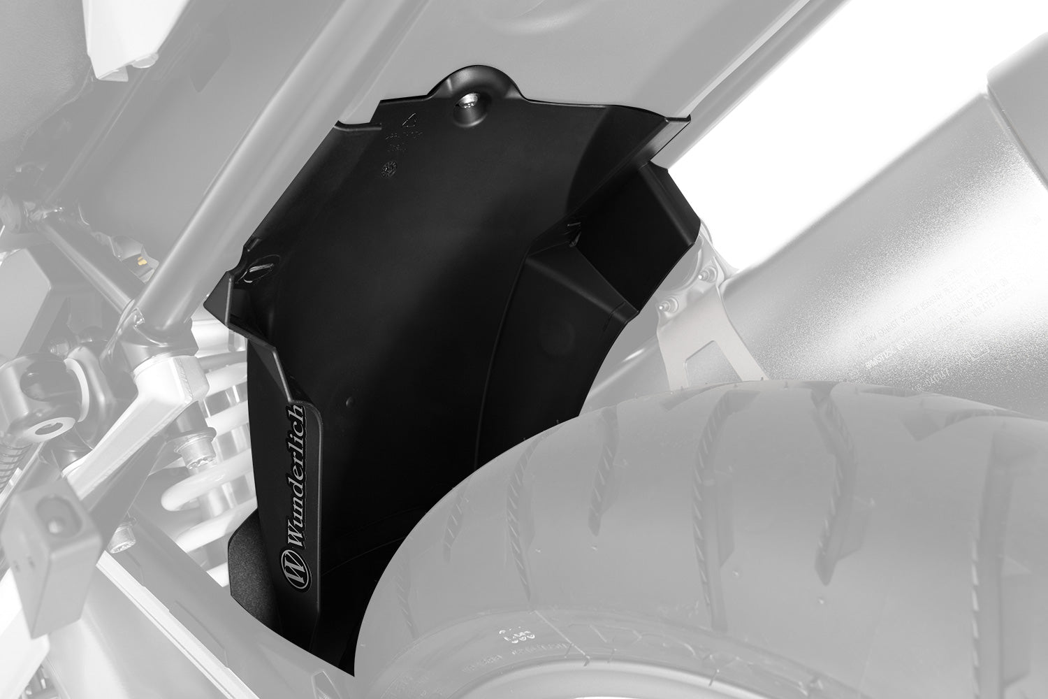 Wunderlich Inner Wing | Black - Pyramid Motorcycle Accessories