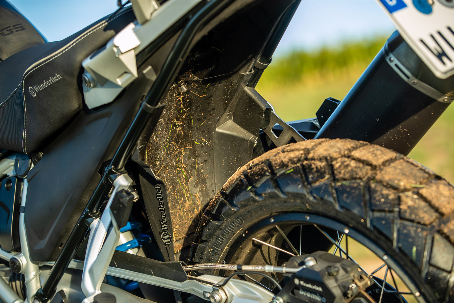 Wunderlich Inner Wing | Black - Pyramid Motorcycle Accessories