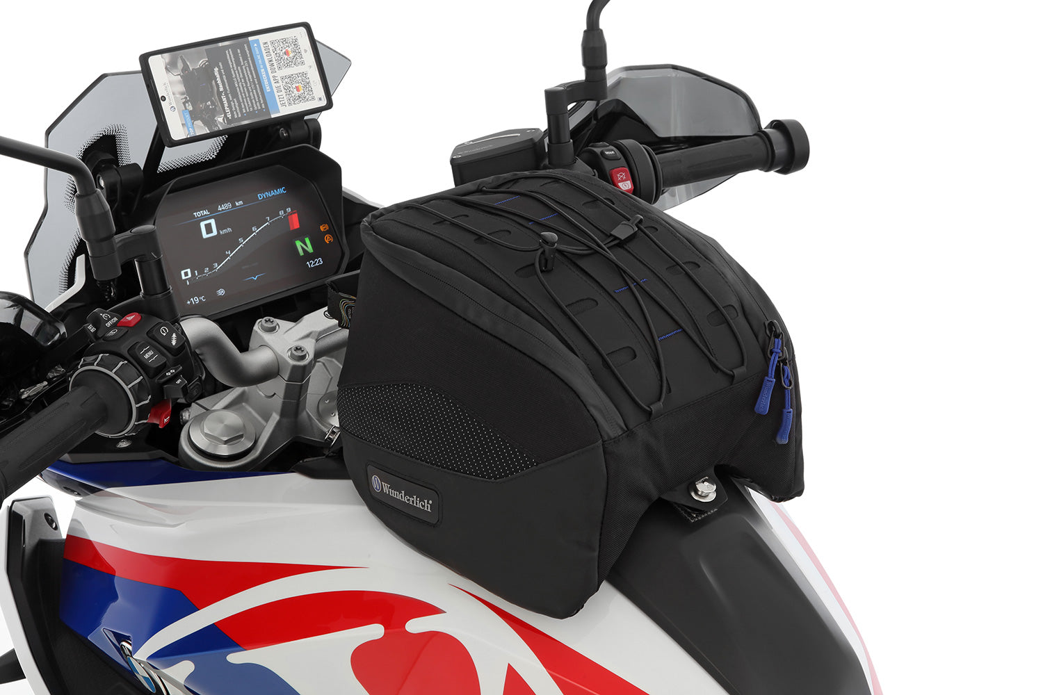 Wunderlich “Elephant Sport Edition” Tank Bag | Black | F 900 XR - Pyramid Motorcycle Accessories