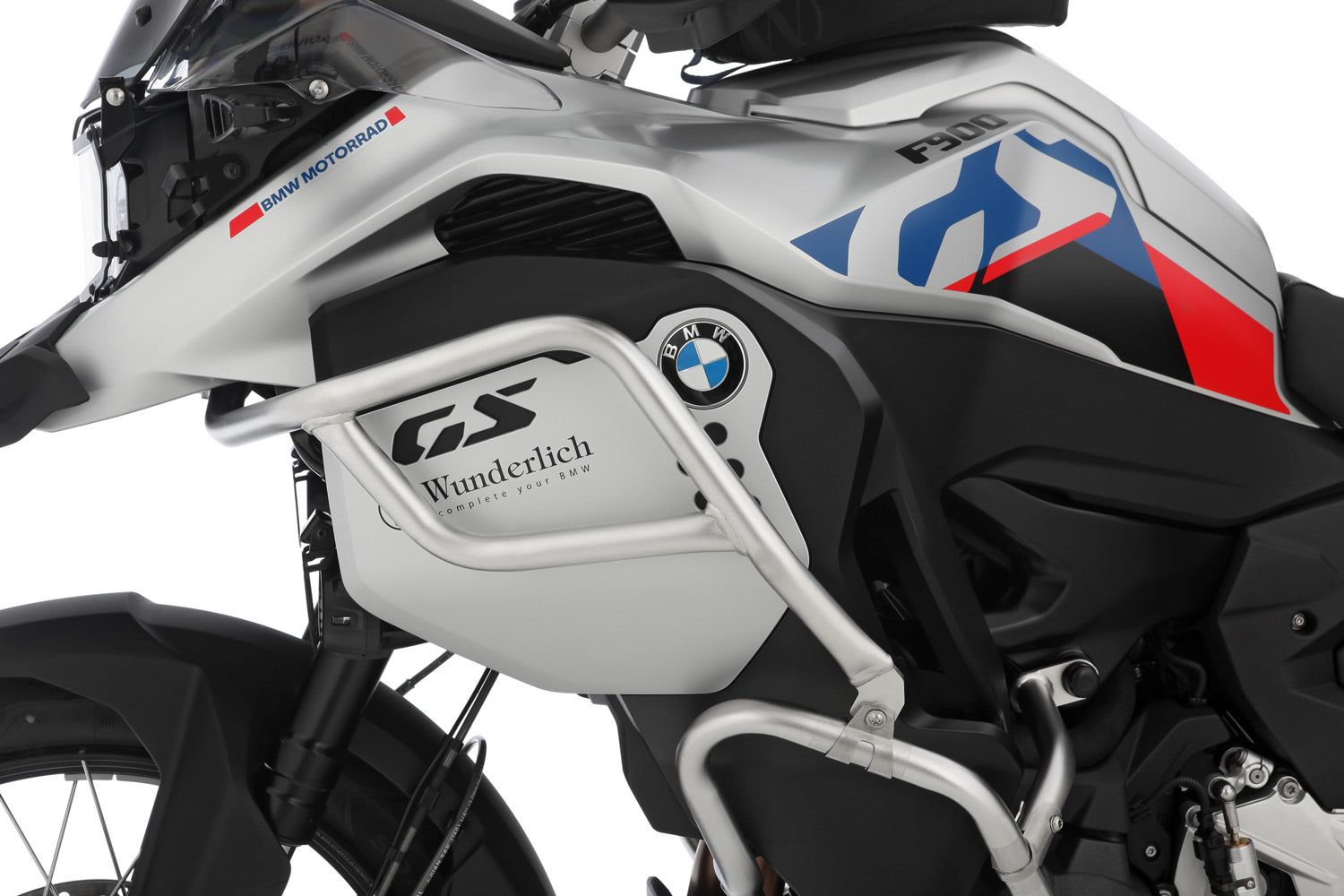 Wunderlich Tank Protection Bar Adventure | Silver | BMW F 850 GS Adventure - Pyramid Motorcycle Accessories
