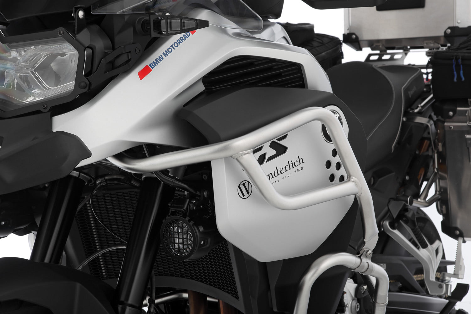 Wunderlich Tank Protection Bar Adventure | Silver | BMW F 850 GS Adventure - Pyramid Motorcycle Accessories