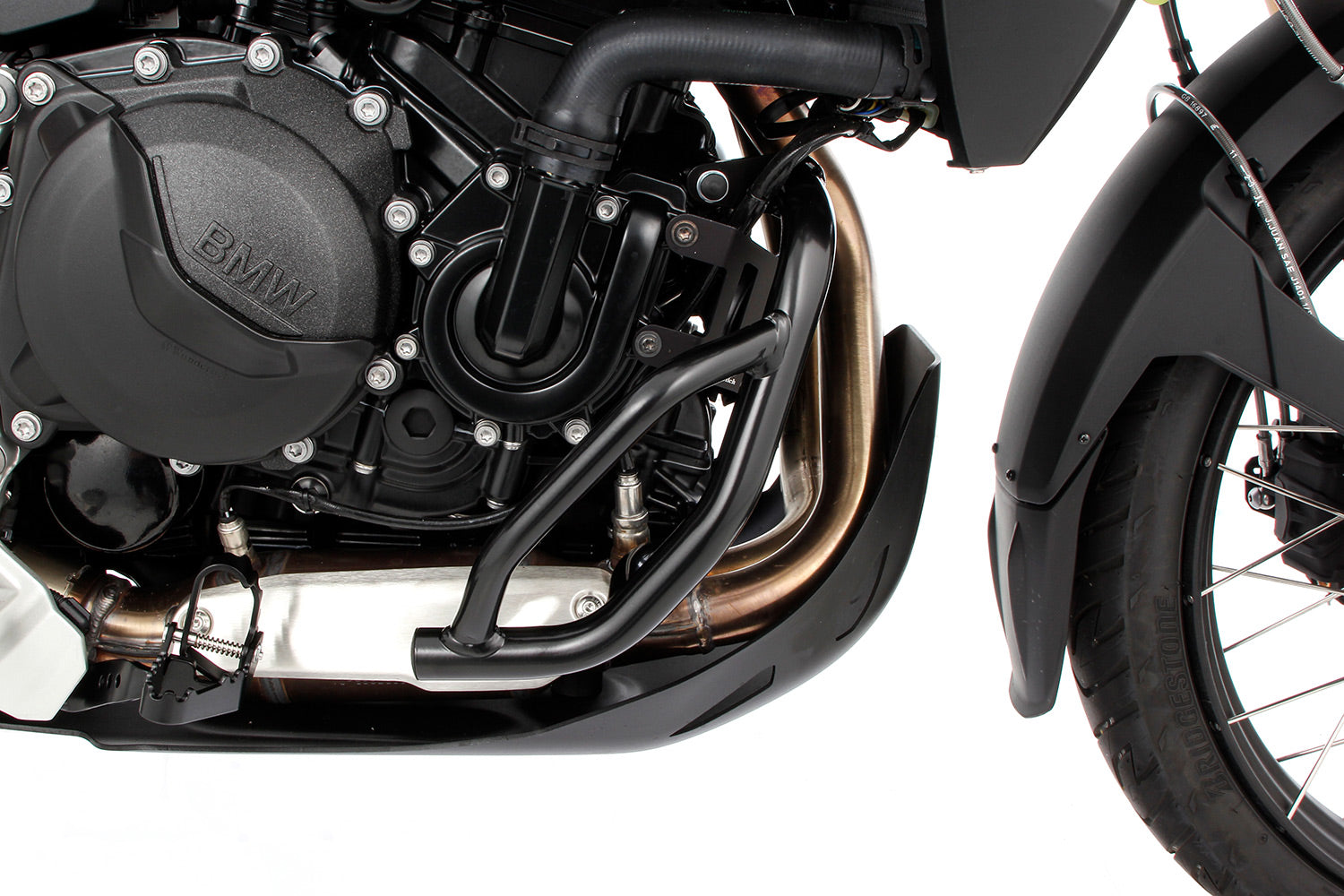 Wunderlich Engine Protection Bar Pro M | S 1000 XR | Black - Pyramid Motorcycle Accessories