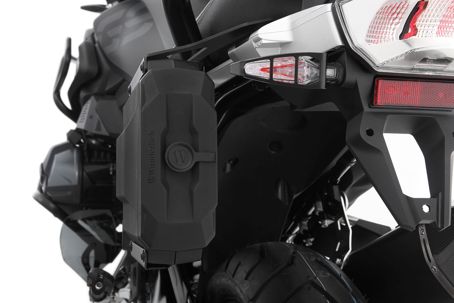 Wunderlich Tool Box Standard Lock Suitable for Pannier Racks incl two keys | Black | BMW R 1300 GS Adventure - Pyramid Motorcycle Accessories