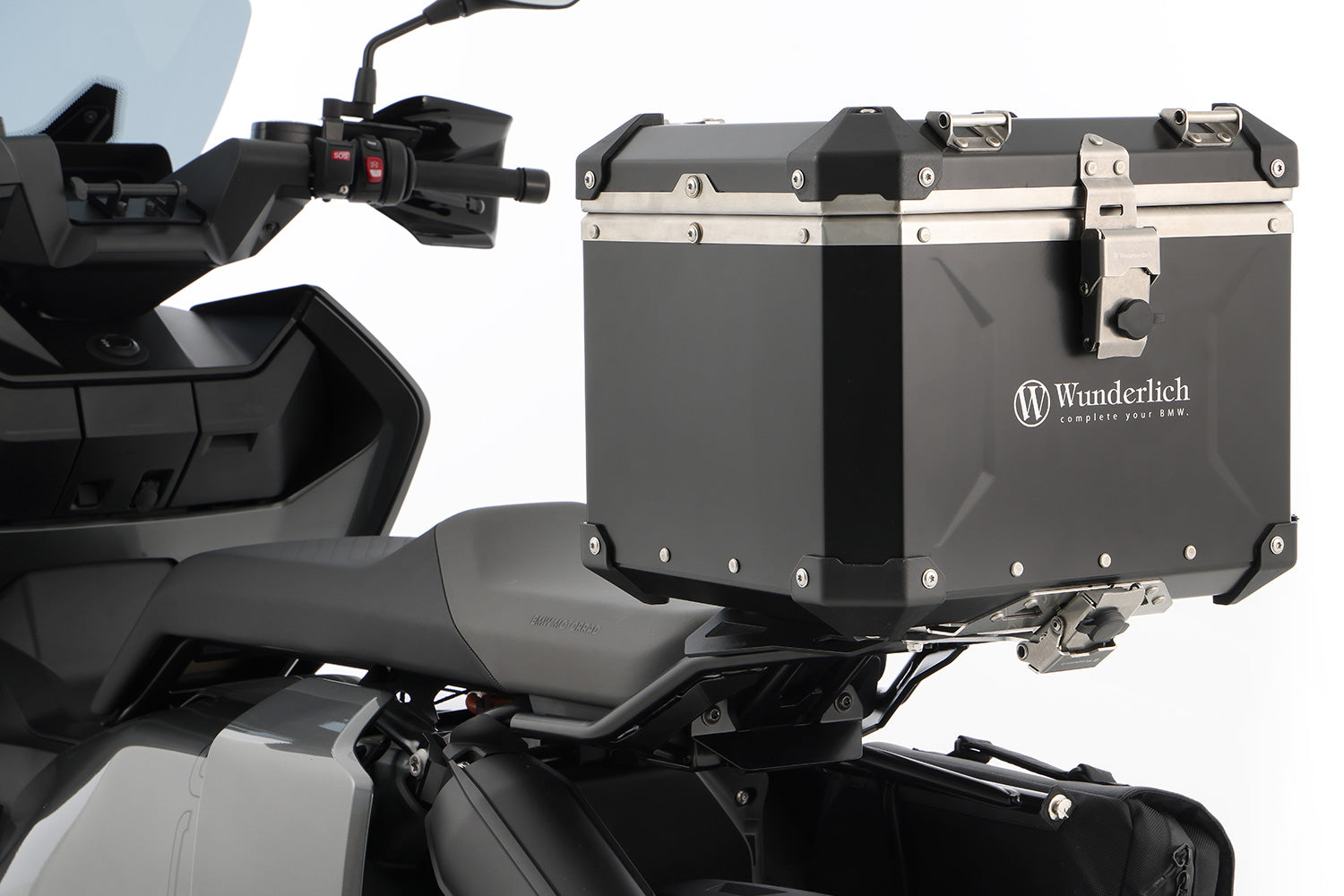 Wunderlich Top Case Carrier X-Rack for Models With Original Tube | Black | BMW R 1250 GS Adventure - Pyramid Motorcycle Accessories