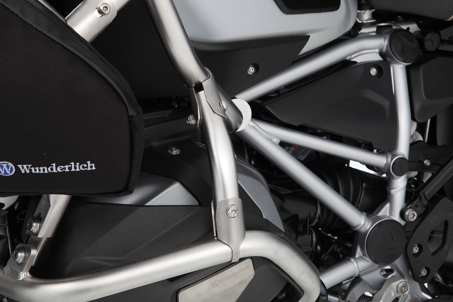 Wunderlich Ultimate Supplementary Tank Protection Bar | Black-Silver | BMW R 1300 GS Adventure - Pyramid Motorcycle Accessories