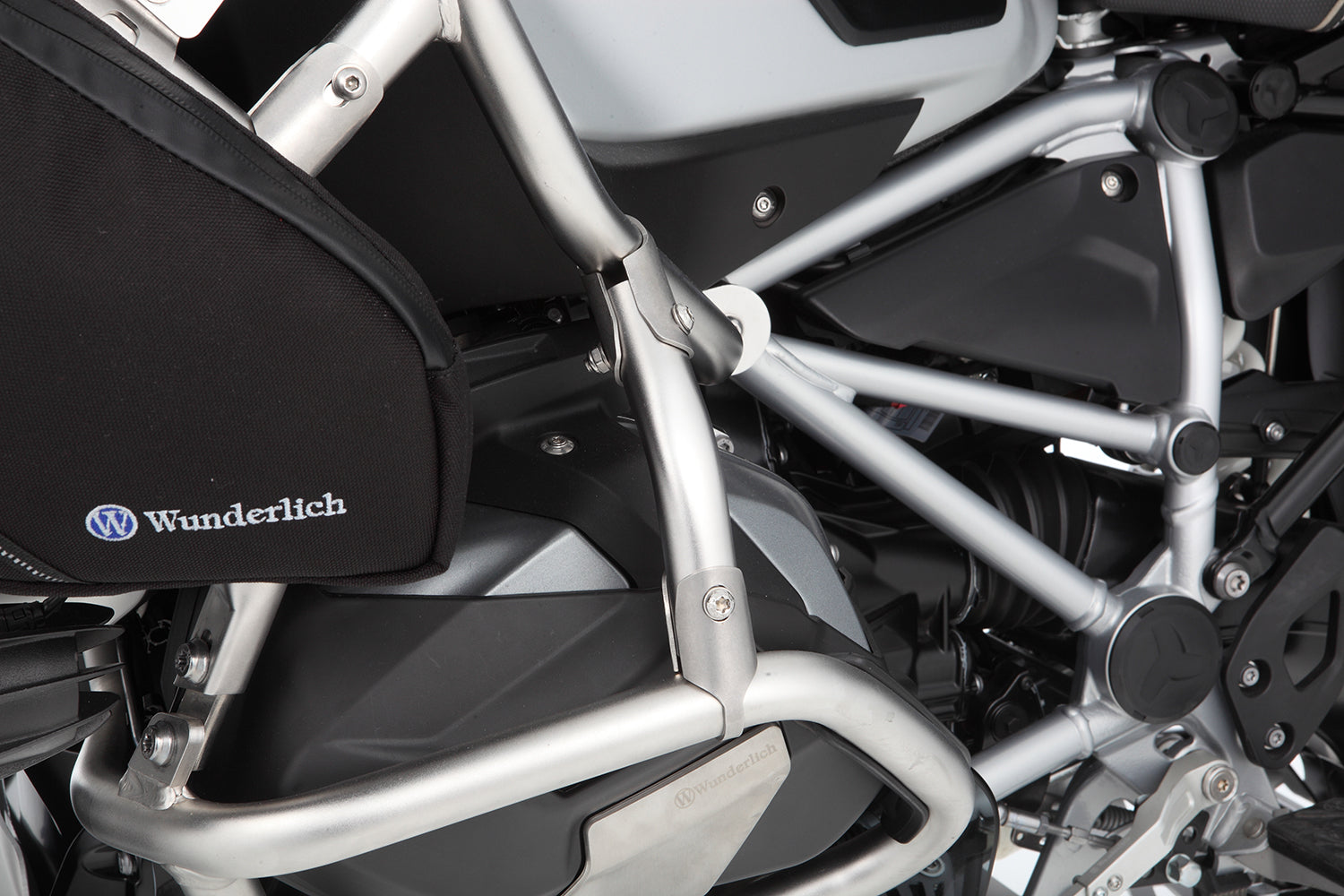 Wunderlich Ultimate Supplementary Tank Protection Bar | Black-Silver | BMW R 1300 GS Adventure - Pyramid Motorcycle Accessories