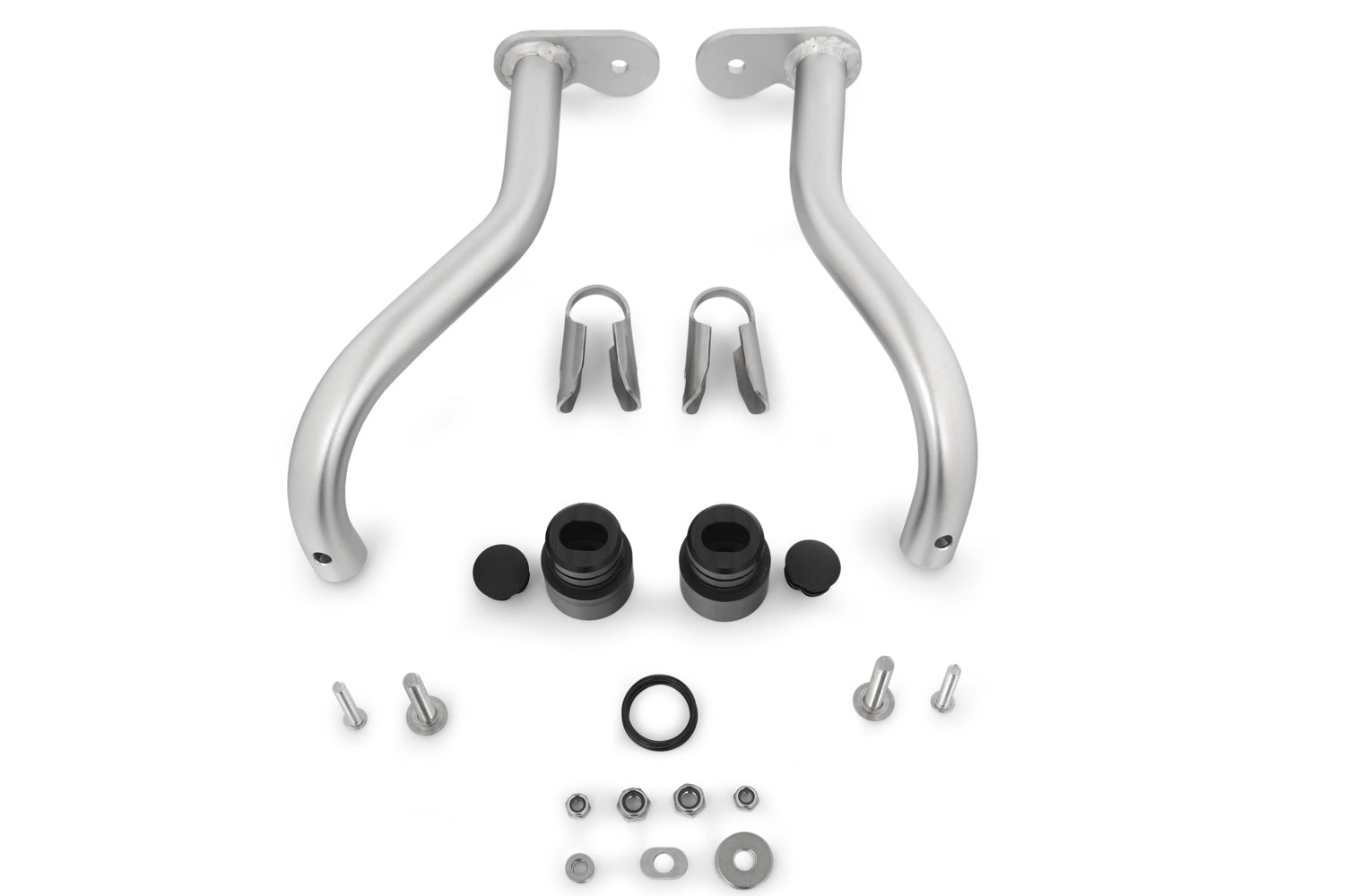 Wunderlich Reinforcement Bar For Original Engine Protection Bar | Silver - Pyramid Motorcycle Accessories