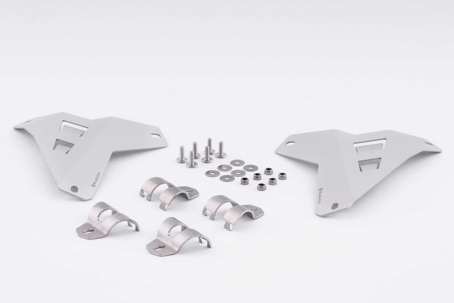 Wunderlich Filler Plate For Reinforcement Bar Set | Silver | BMW R 1200 GS - Pyramid Motorcycle Accessories