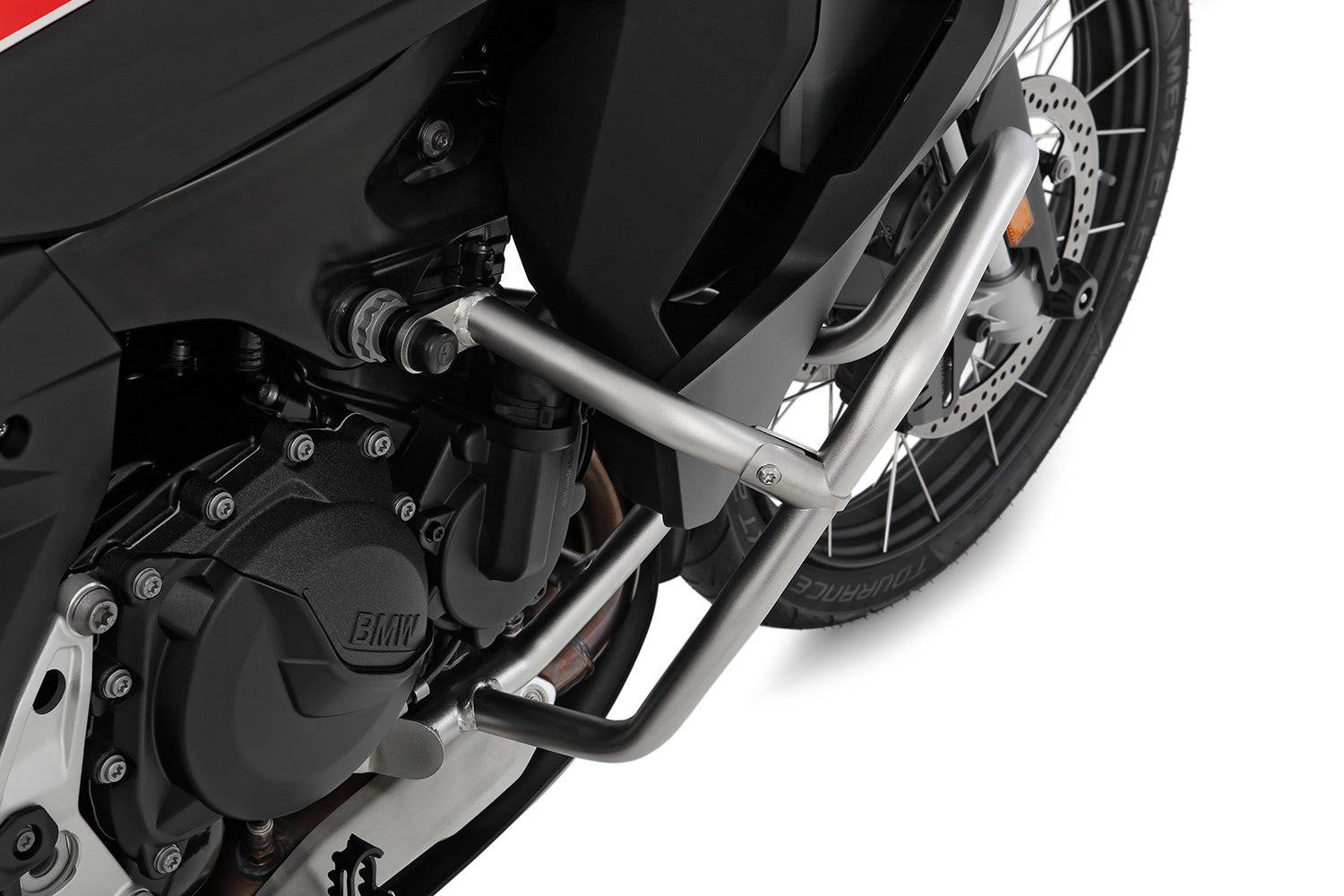 Wunderlich Reinforcement For Engine Protection Bar Set | Silver | BMW R 1200 GS - Pyramid Motorcycle Accessories