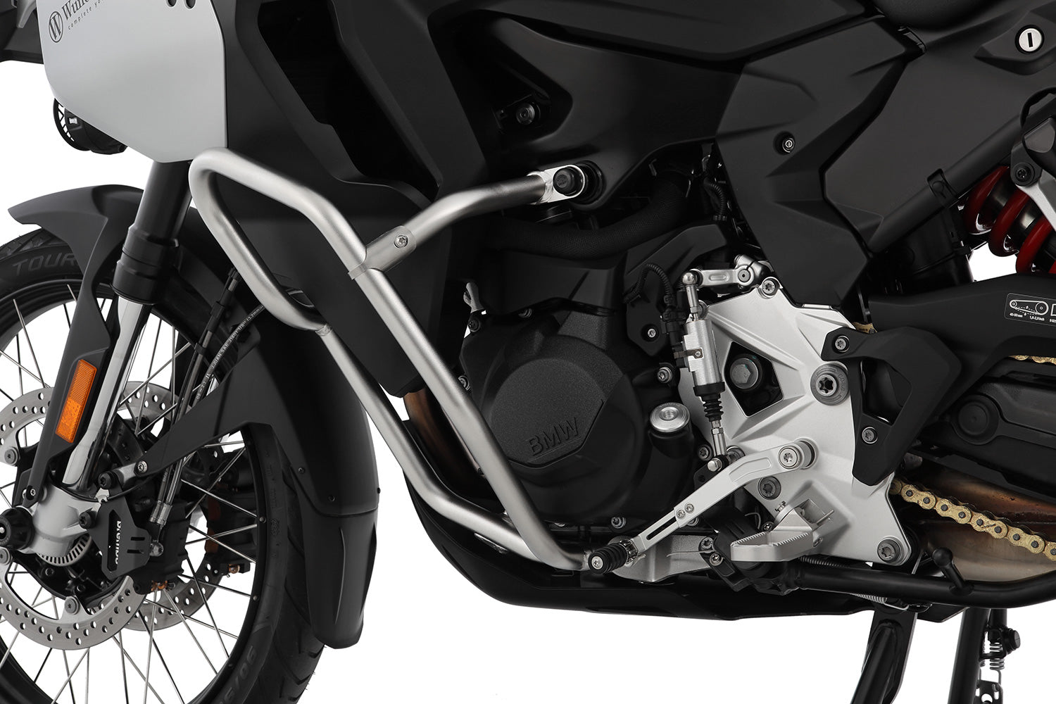 Wunderlich Reinforcement For Engine Protection Bar Set | Silver | BMW R 1200 GS - Pyramid Motorcycle Accessories