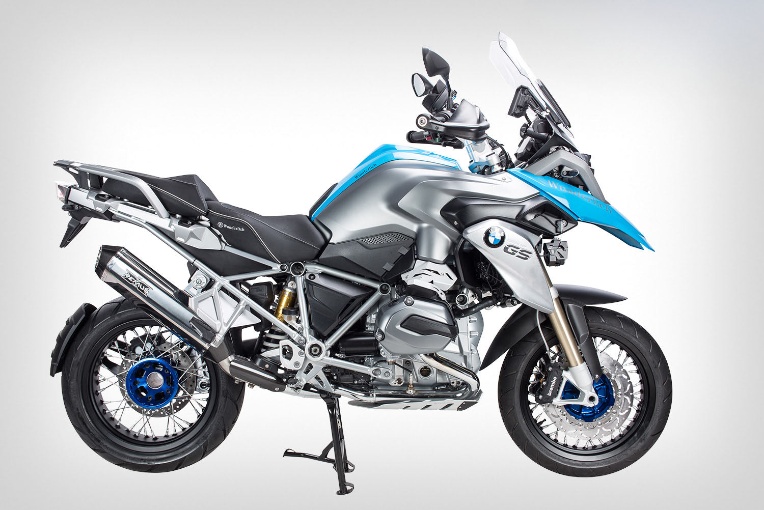 Wunderlich Kite Rim Kit 17 Inches Set | Black-Blue | BMW R 1200 GS - Pyramid Motorcycle Accessories