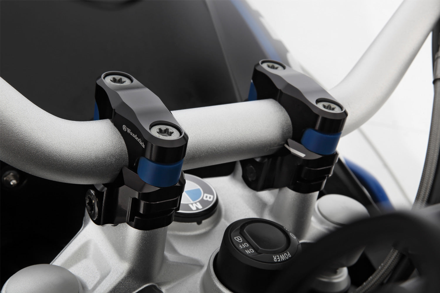 Wunderlich Ergo Proflex Handlebar Riser 27mm | Black - Pyramid Motorcycle Accessories