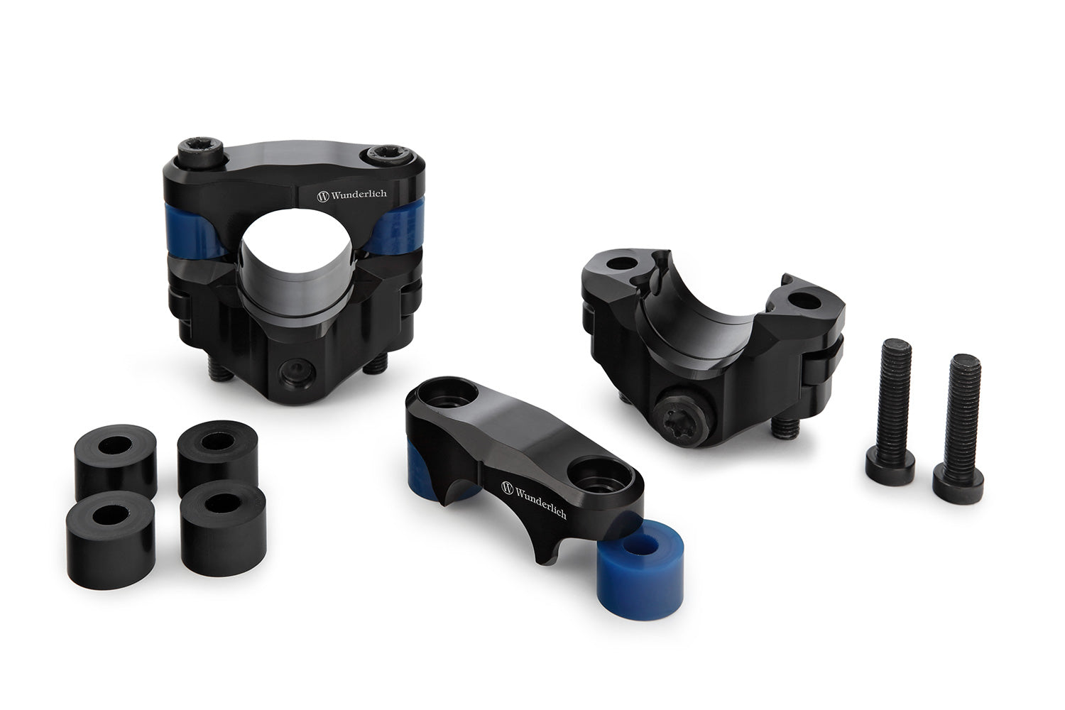 Wunderlich Ergo Proflex Handlebar Riser 27mm | Black - Pyramid Motorcycle Accessories