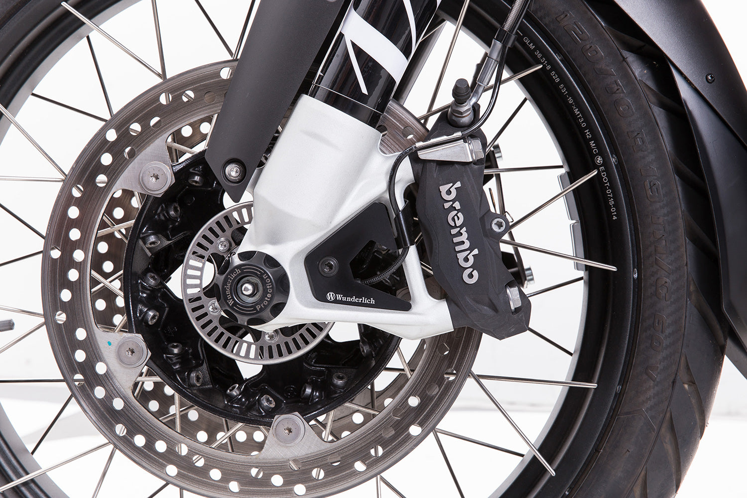 Wunderlich TFT Display Anti-Theft Protection with Integrated Sun Visor | Black - Pyramid Motorcycle Accessories