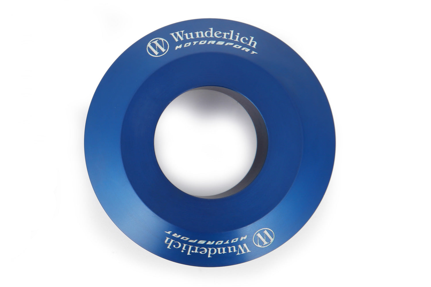 Wunderlich Trackday Back Wheel Spacing Sleeve Chain Side | Blue | BMW S 1000 RR - Pyramid Motorcycle Accessories