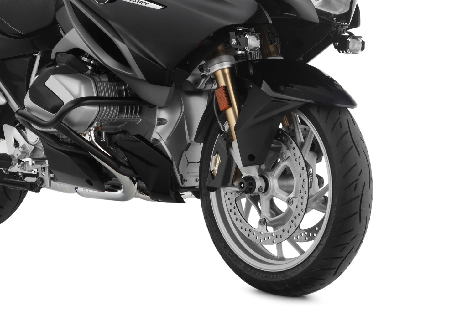 Wunderlich Crash Pad Hub Cover | Titanium - Pyramid Motorcycle Accessories