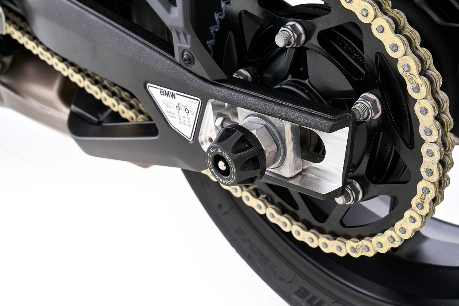 Wunderlich Protection Pads Doubleshock Rear | Black | BMW F 900 GS - Pyramid Motorcycle Accessories
