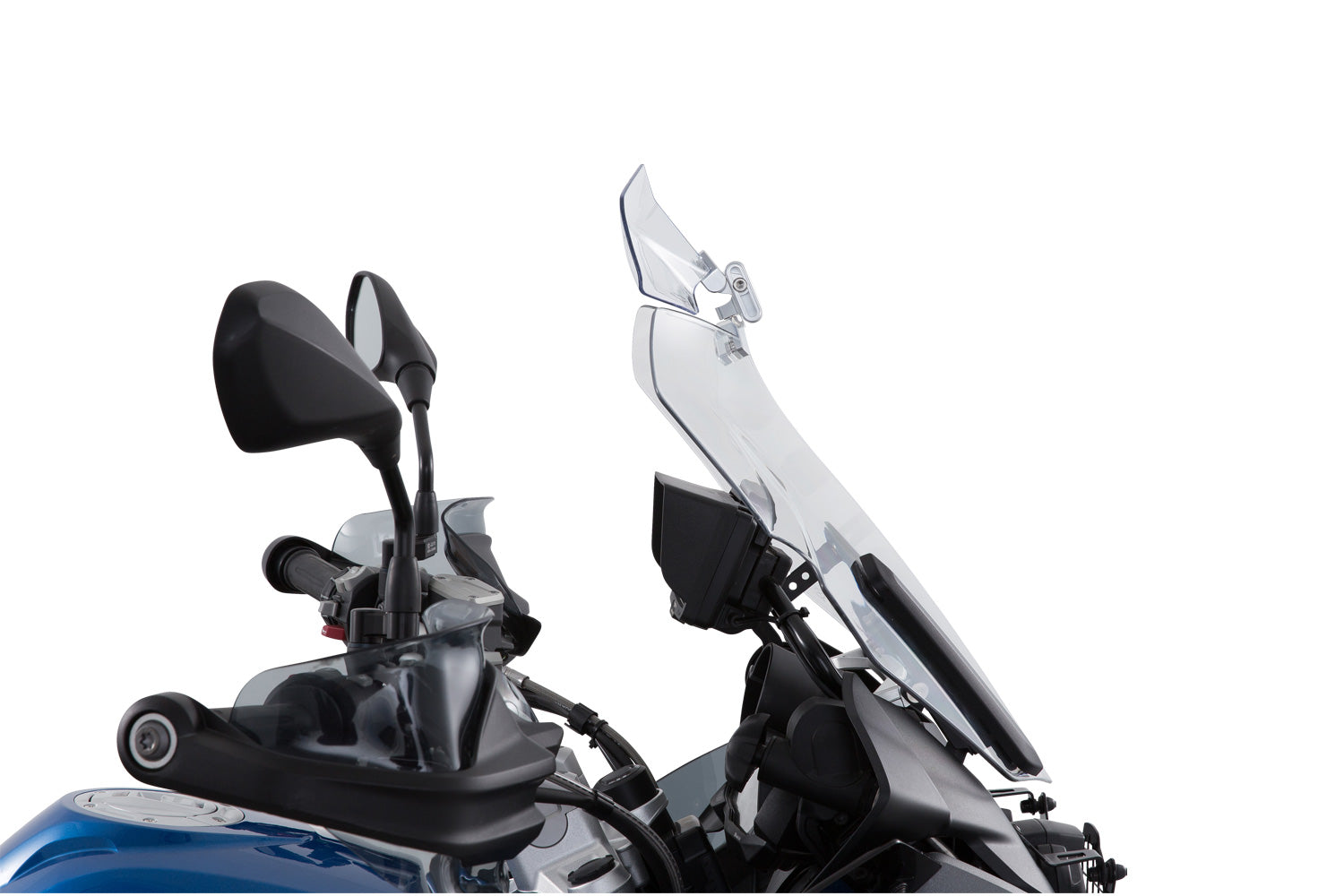 Wunderlich Vario-Ergo 3D+ Spoiler Attachment | Clear - Pyramid Motorcycle Accessories