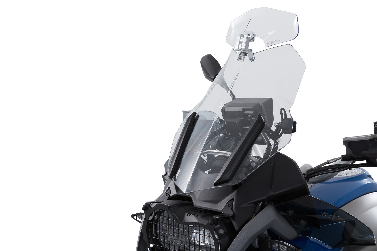 Wunderlich Vario-Ergo 3D+ Spoiler Attachment | Clear - Pyramid Motorcycle Accessories
