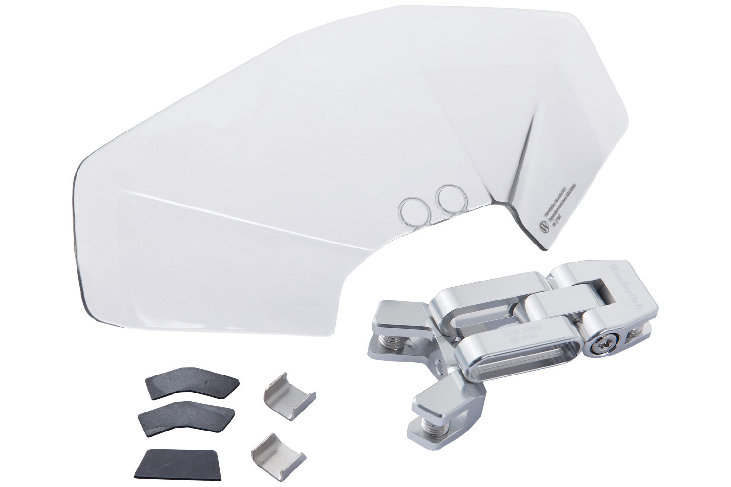 Wunderlich Vario-Ergo 3D+ Spoiler Attachment | Clear - Pyramid Motorcycle Accessories