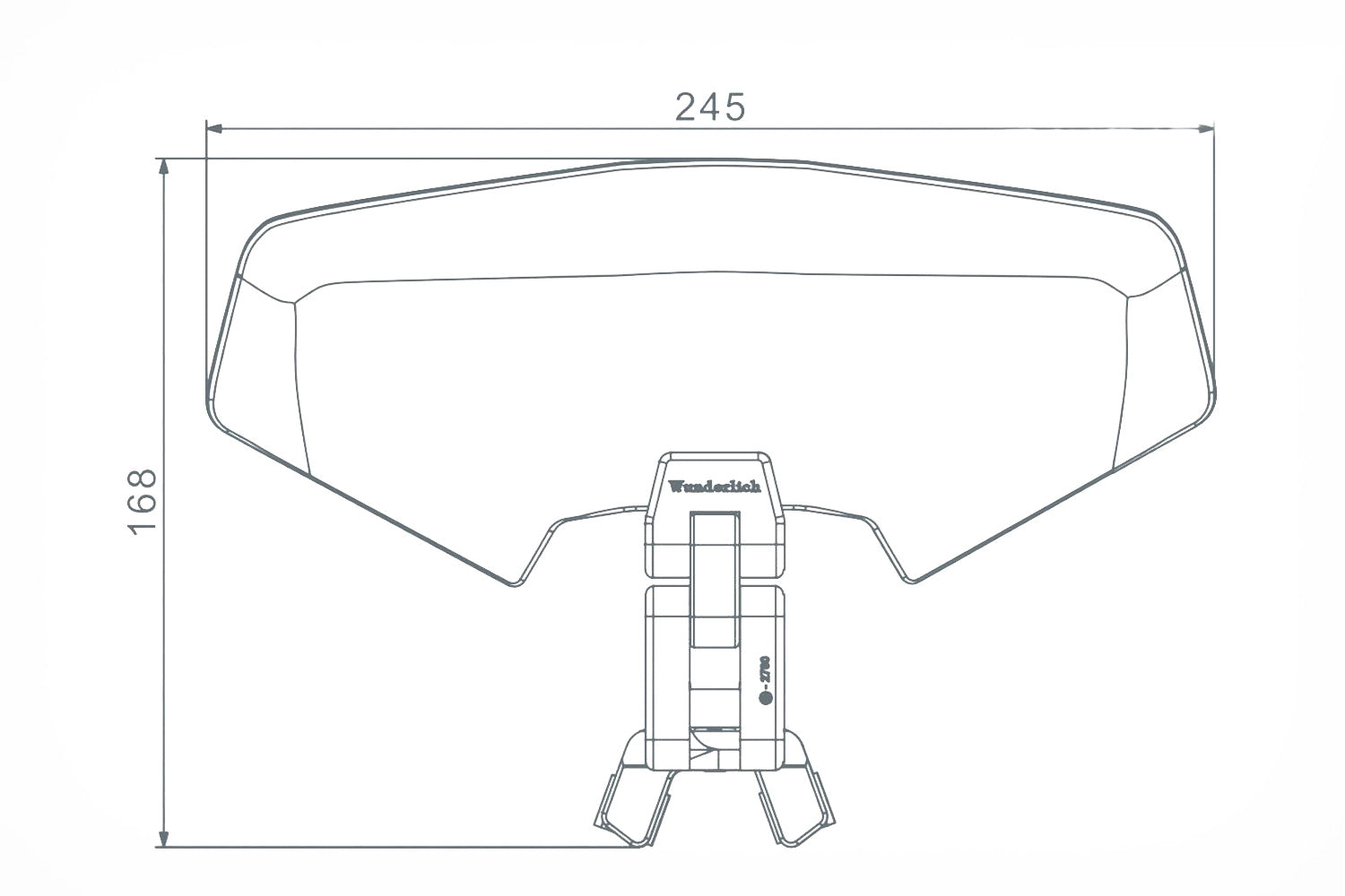 Wunderlich Vario-Ergo 3D+ Spoiler Attachment | Clear - Pyramid Motorcycle Accessories