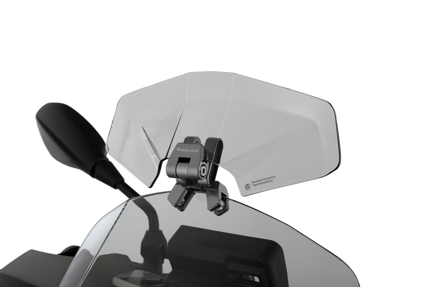 Wunderlich Windshield Extension Vario-ergo 3D+ | Smoked Grey - Pyramid Motorcycle Accessories