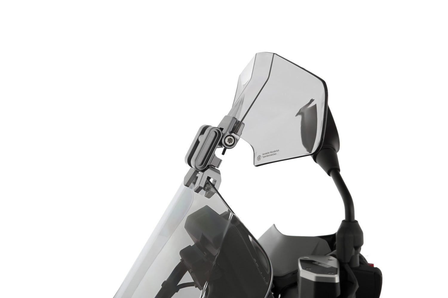 Wunderlich Windshield Extension Vario-ergo 3D+ | Smoked Grey - Pyramid Motorcycle Accessories