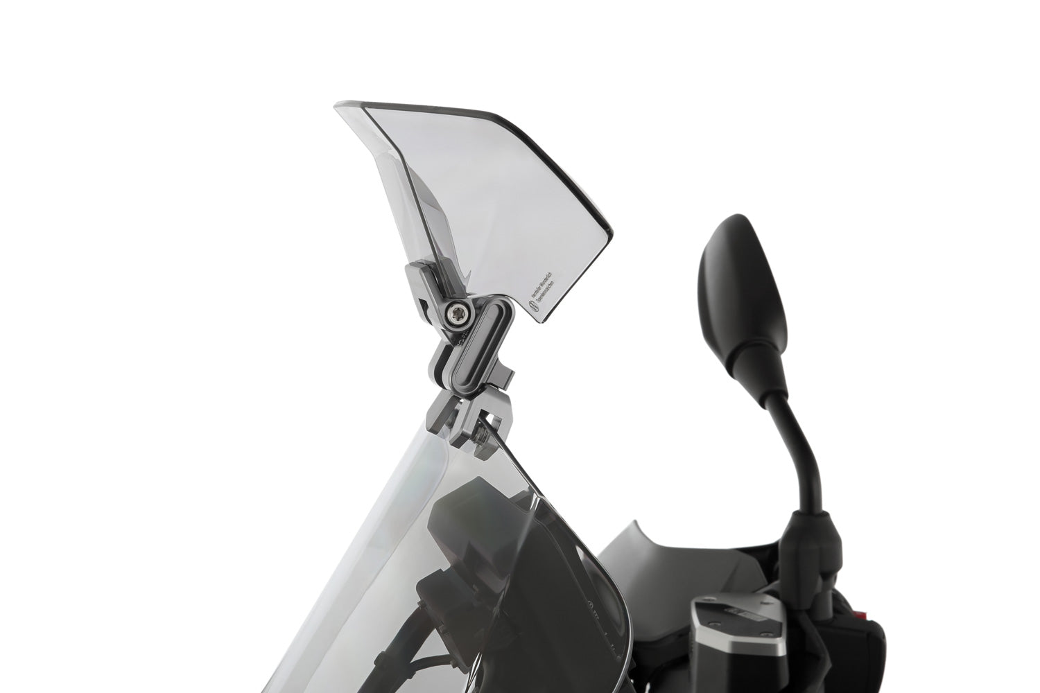 Wunderlich Windshield Extension Vario-ergo 3D+ | Smoked Grey - Pyramid Motorcycle Accessories