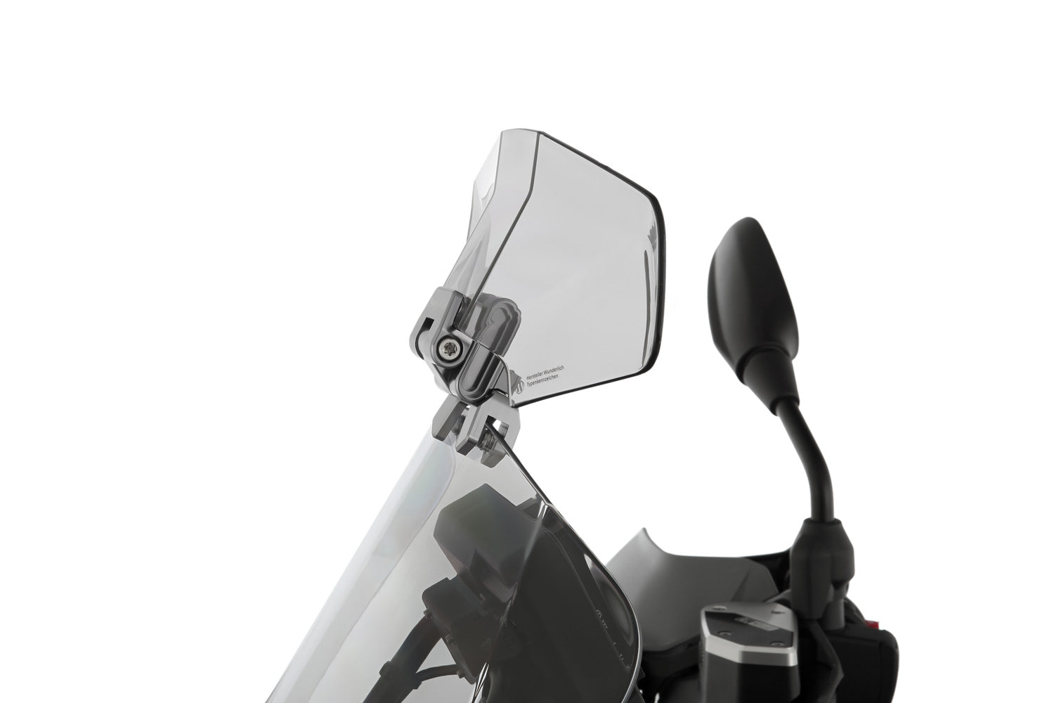 Wunderlich Windshield Extension Vario-ergo 3D+ | Smoked Grey - Pyramid Motorcycle Accessories