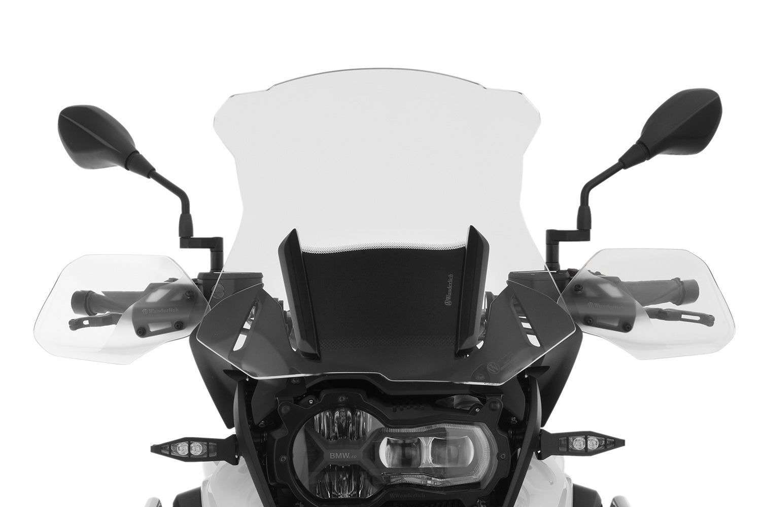 Wunderlich Windshield Marathon with Windshield Reinforcement | Smoked Grey - Pyramid Motorcycle Accessories