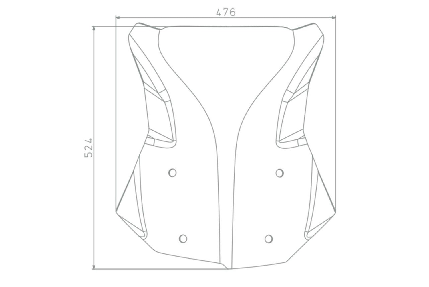 Wunderlich Windshield Mounting Bracket | Clear | BMW R 1200 R - Pyramid Motorcycle Accessories