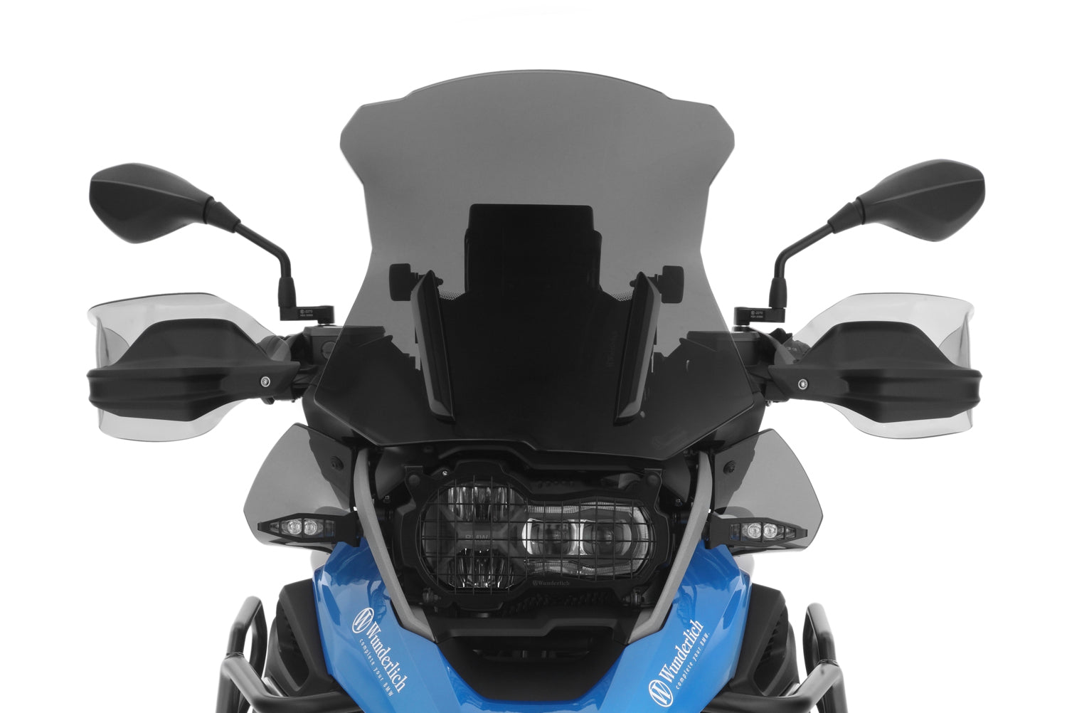 Wunderlich Windshield Marathon with Windshield Reinforcement | Smoked Grey - Pyramid Motorcycle Accessories