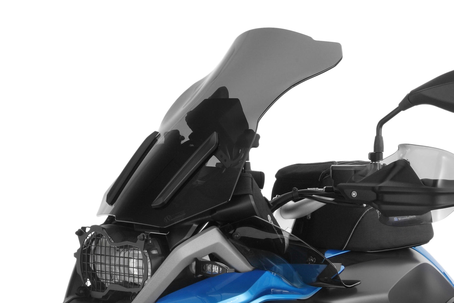 Wunderlich Windshield Marathon with Windshield Reinforcement | Smoked Grey - Pyramid Motorcycle Accessories