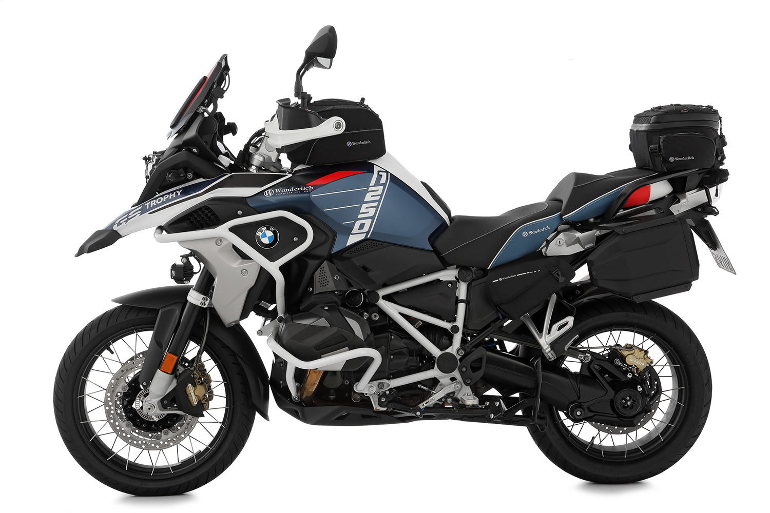 Wunderlich Aktivkomfort Rider Seat with Seat Heating Smart Standard | Black - Pyramid Motorcycle Accessories