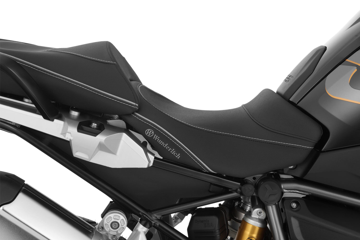 Wunderlich Aktivkomfort Rider Seat | Black - Pyramid Motorcycle Accessories